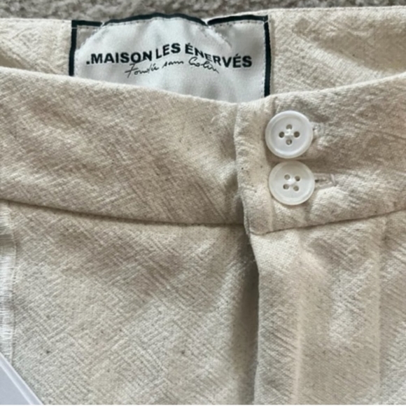 Maison Les Enerves Embroidered Pant M - Picture 2 of 6
